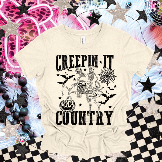 Creepin It Country T-shirt