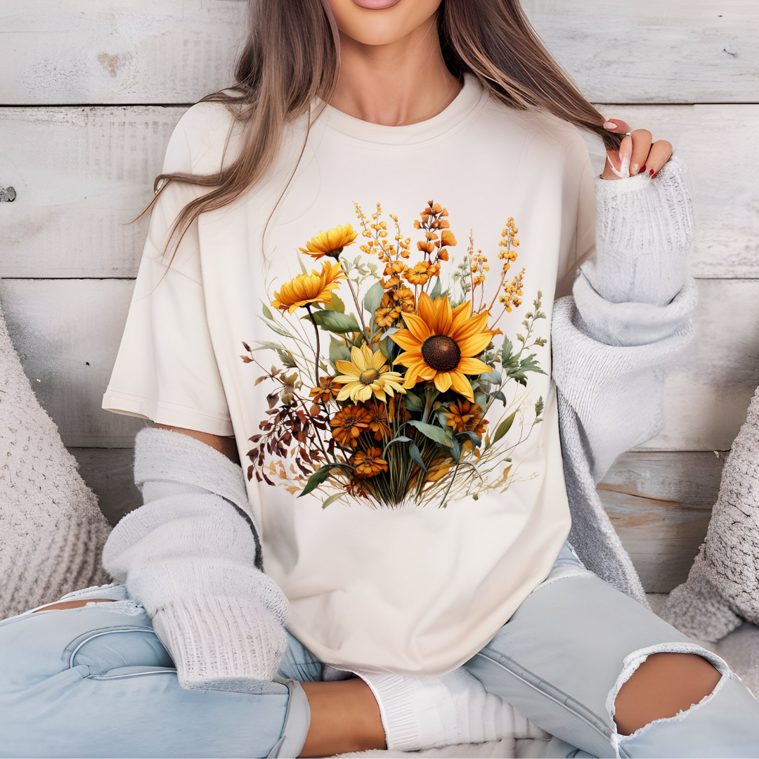 Cute Sunflower T shirt