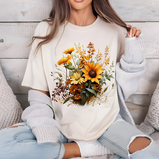 Cute Sunflower T shirt